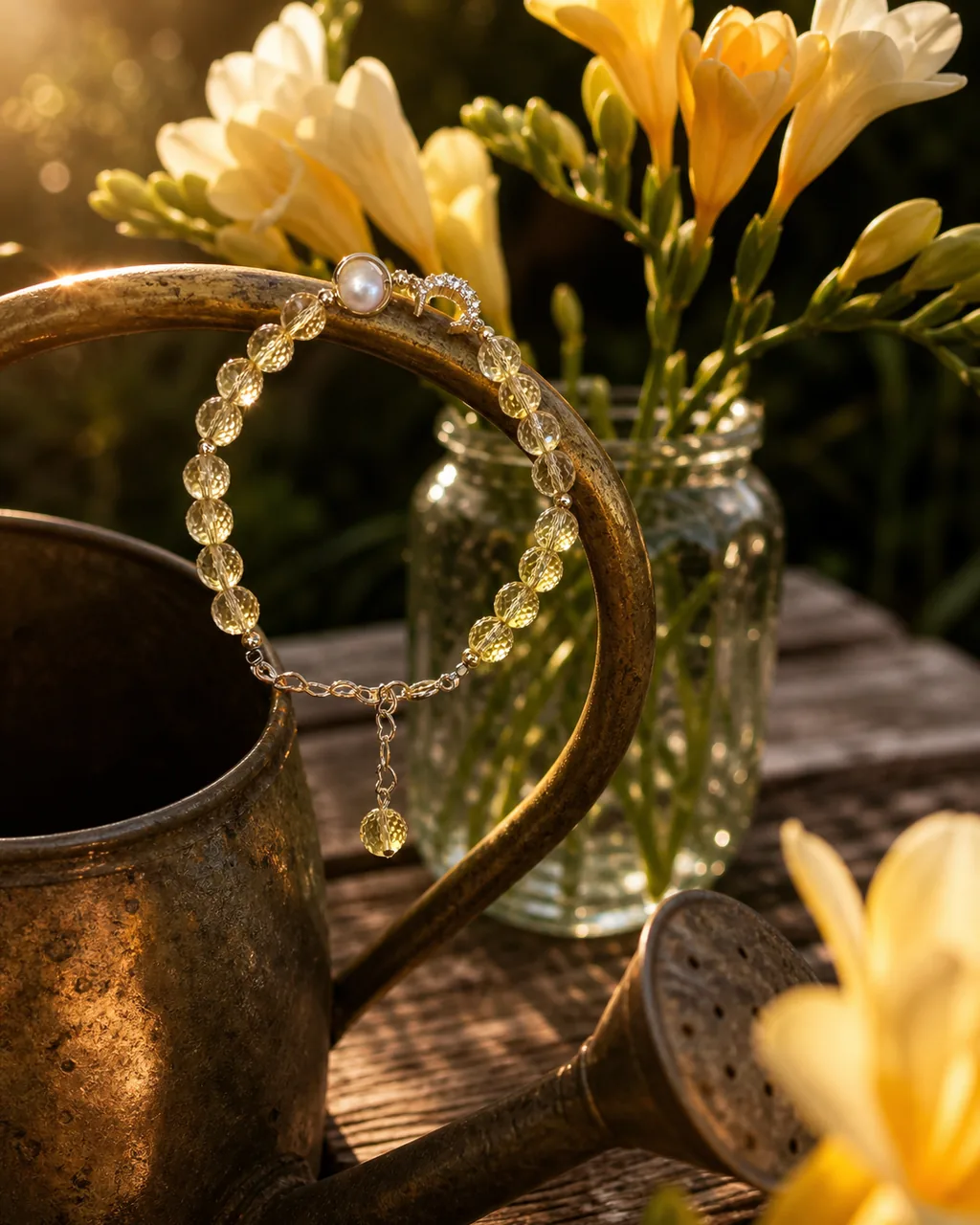 Faceted Citrine