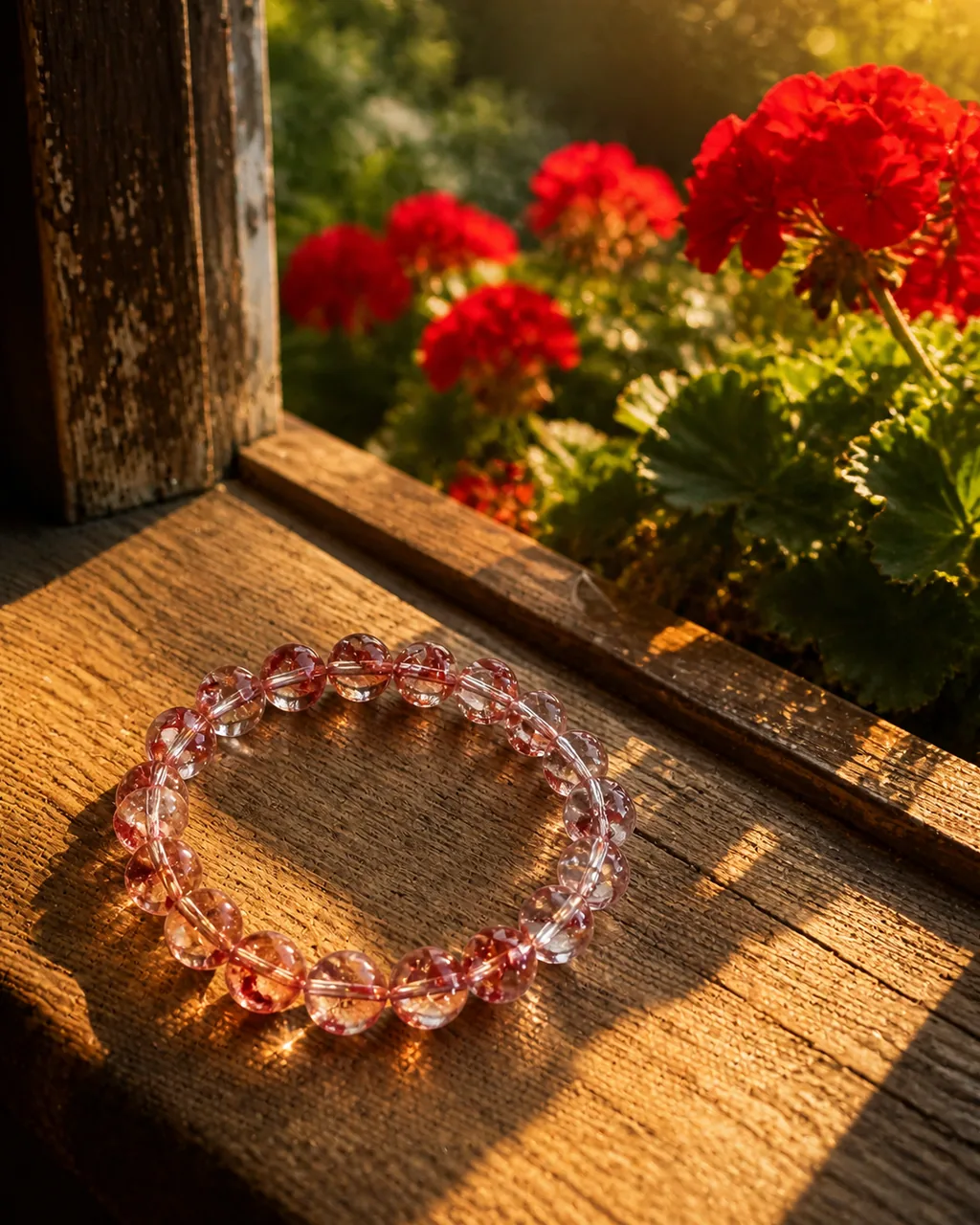 Red Blossom Quartz, Full Clarity