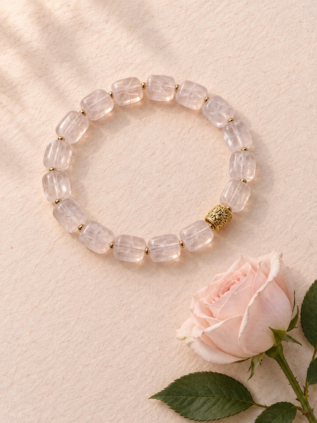 Rose Quartz, Raw-Cut