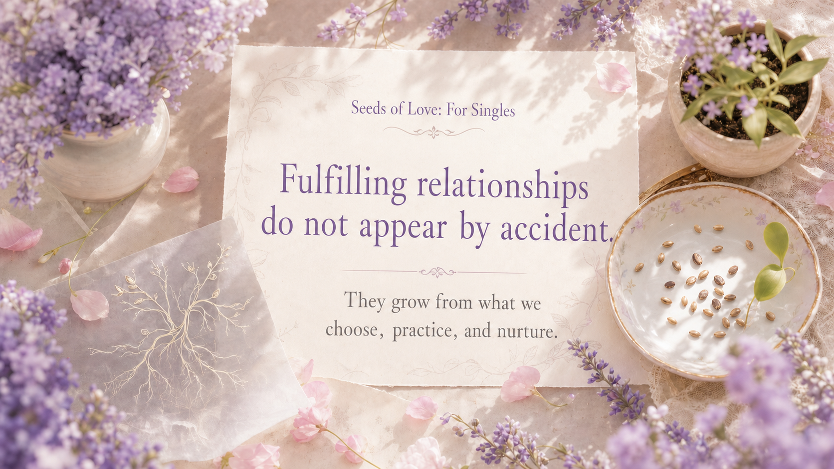 Seeds of Love: For Singles course story, page 4