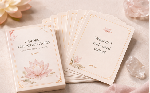 Garden reflection cards