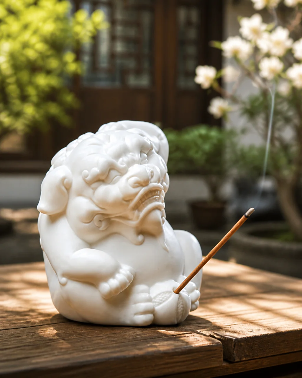 唐狮香插 · 戏球